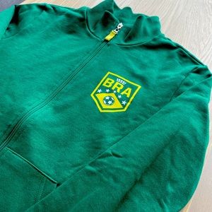 Do Brasil Front-zip Sweatshirt
